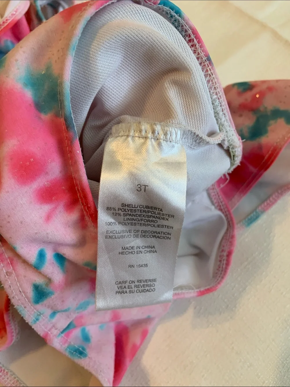 Swimsuit Cat & Jack Pink Fruit Print One-Piece Swimsuit